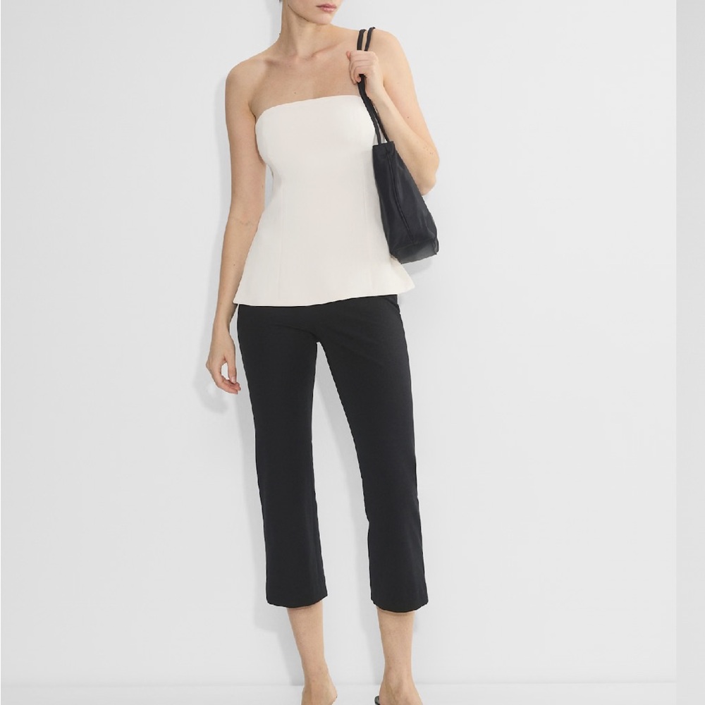 Aritzia White Strapless Top